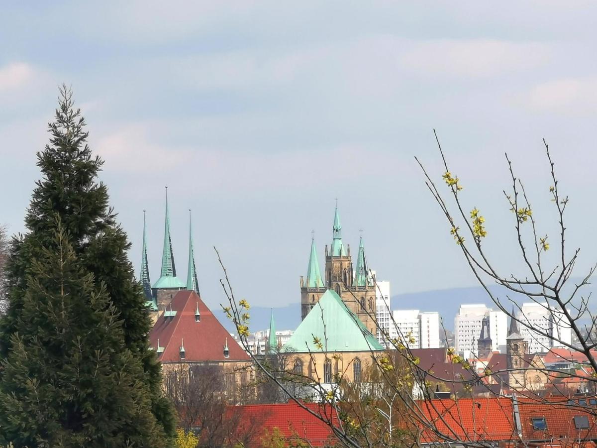 Bohnapartments Ega Stadtblick - Garten - Wlan - Naehe Theater Ega Und Messe แอร์ฟวร์ท ภายนอก รูปภาพ